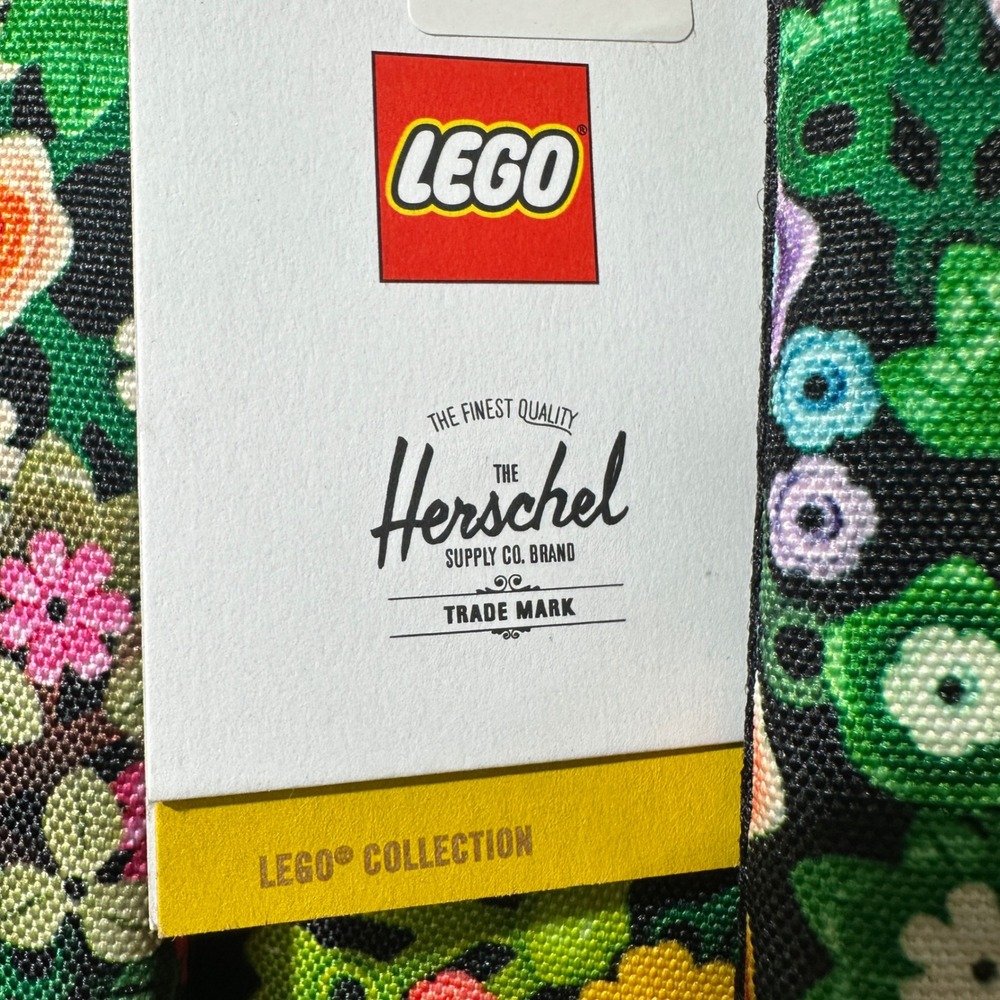 Herschel Supply Co Lego Collection Backpack‎ Floral Print Black Multi - Picture 4 of 11